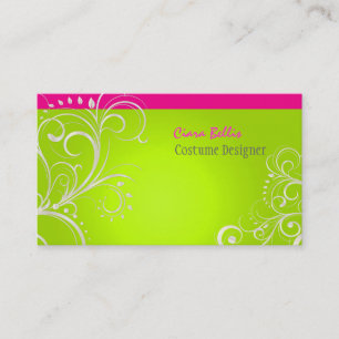 PixDezines Stylish Pearl Swirls Business Card