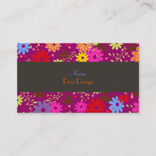 PixDezines Summer Blooms,  BusinessCard Business Card