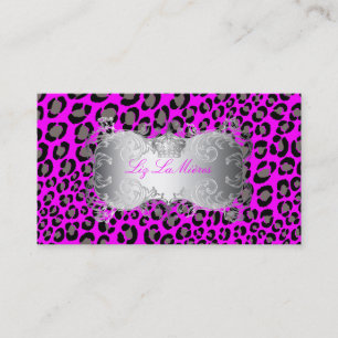 PixDezines taches léopard / carte de visite