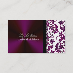 PixDezines Tanza Damask/DIY background colour Business Card
