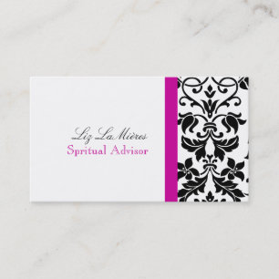 PixDezines Tanza Damask/DIY colours!!!/magenta Business Card