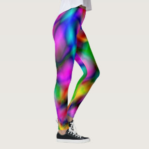 PixDezines Techno Dance/Neon Lights Leggings