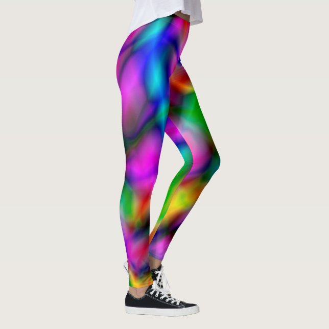 PixDezines Techno Dance/Neon Lights Leggings (Right)
