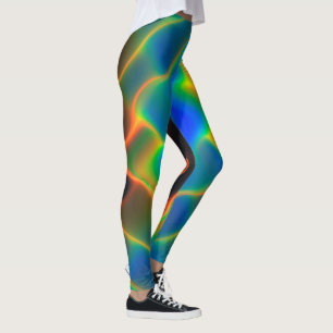 PixDezines Techno Dance/Neon Lights Leggings