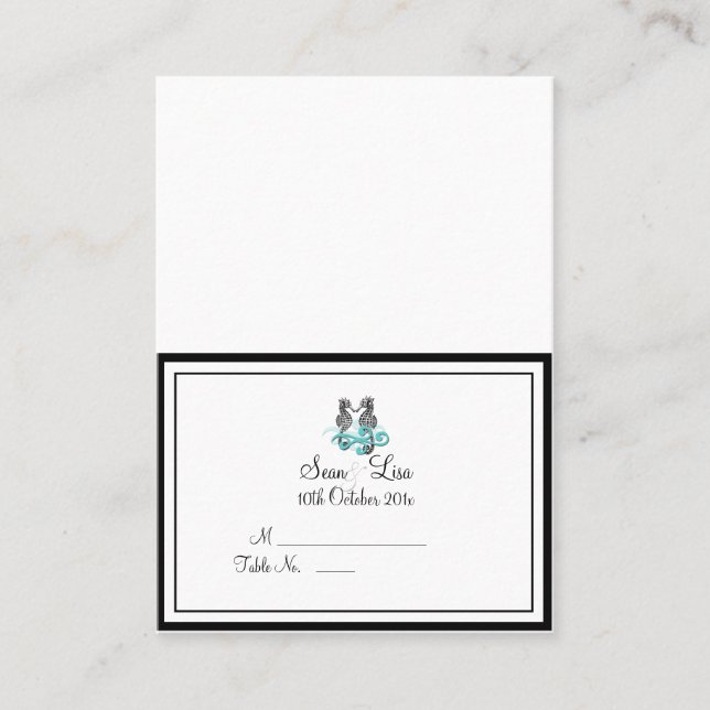 PixDezines Tent Place Card (Chubby Business Cards) (Front)