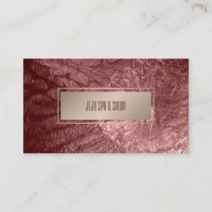 PixDezines Texture, Faux Metallic Bronze Business Card