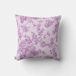 PixDezines toile/roses/vector/diy background Throw Pillow