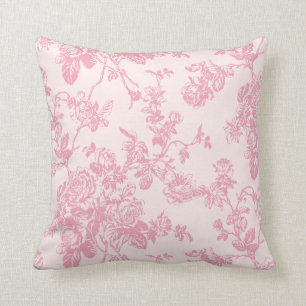 PixDezines toile/roses/vector/diy background Throw Pillow