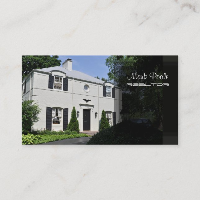 PixDezines Trendy realtor business cards (Front)