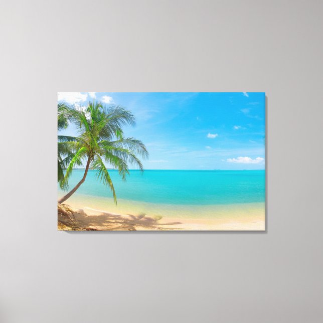 PixDezines tropical paradise Canvas Print (Front)
