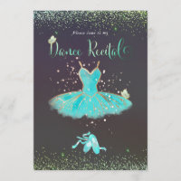 PixDezines TurquoiseTutu Butterflies Dance Recital