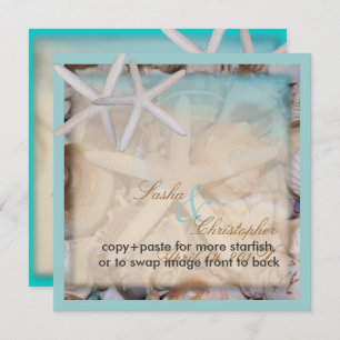 PixDezines UNDER THE SEA/STARFISH Invitations