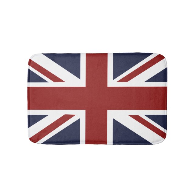 PixDezines union jack/british flag Bath Mat (Front)