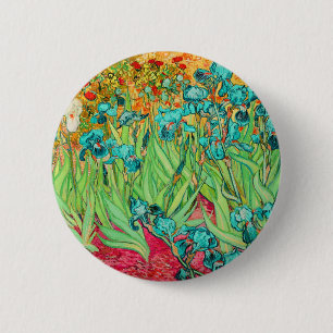 PixDezines van gogh iris/st. remy 2 Inch Round Button