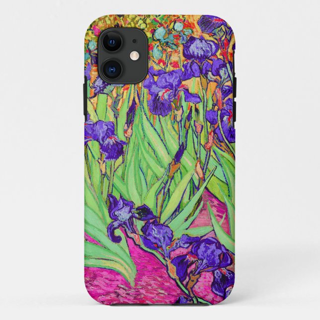 PixDezines van gogh iris/st. remy Case-Mate iPhone Case (Back)