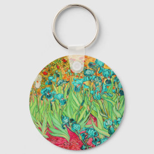 PixDezines van gogh iris/st. remy Keychain