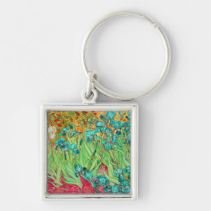 PixDezines van gogh iris/st. remy Keychain