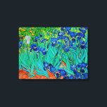 PixDezines van gogh irises/st. remy Canvas Print<br><div class="desc">Van Gogh purple irises at st. remy.   Digitally enhanced by PixDezines.
com.   All rights reserved</div>