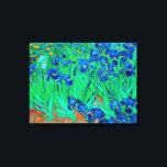 PixDezines van gogh irises/st. remy Canvas Print<br><div class="desc">Van Gogh purple irises at st. remy.   Digitally enhanced by PixDezines.
com.   All rights reserved</div>