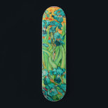 PixDezines van gogh purple irises Skateboard<br><div class="desc">Vincent Van Gogh purple irises at St. Remy.  Digitally enhanced by PixDezines.
 
com.   All rights reserved.</div>