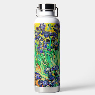 PixDezines Van Gogh Purple Irises, St. Remy Water Bottle