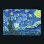 PixDezines Van Gogh Starry Night/St. Remy iPad Mini Cover<br><div class="desc">Van Gogh's famous painting,  "The Starry Night." Painted during his stay at the Saint Remy asylum in the 1880's,  van Gogh depicted the rolling hills and cypress trees he saw from his window.  Digitally enhanced by PixDezines.  Copyright © 2008-2016 PixDezines.com™ and PixDezines™ on zazzle.com. All rights reserved.</div>