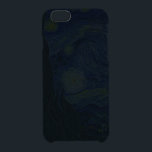 PixDezines Van Gogh Starry Night/St. Remy Clear iPhone 6/6S Case<br><div class="desc">Van Gogh's famous painting,  "The Starry Night." Painted during his stay at the Saint Remy asylum in the 1880's,  van Gogh depicted the rolling hills and cypress trees he saw from his window.  Digitally enhanced by PixDezines.  Copyright © 2008-2016 PixDezines.com™ and PixDezines™ on zazzle.com. All rights reserved.</div>