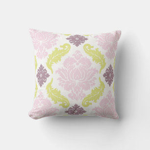 PixDezines venezia damask/diy background Throw Pillow