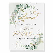 PixDezines Verdure rustique Gum EucalyptusCommunio