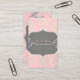 PixDezines Victorian Damask/DIY colour Business Card
