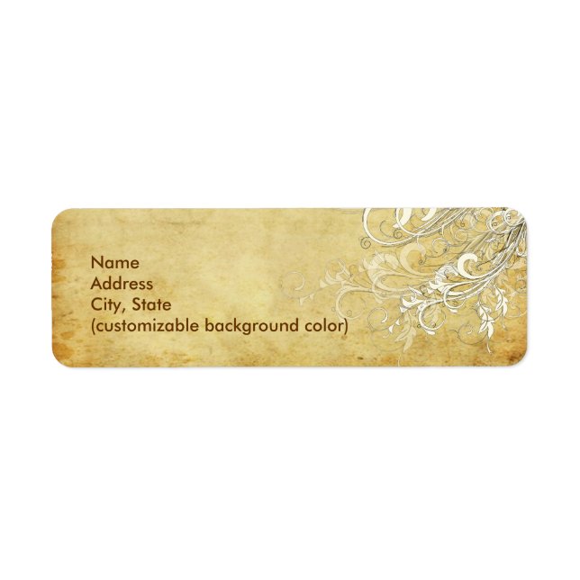 PixDezines Vintage Cream Swirls (Front)
