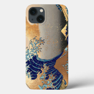 PixDezines Vintage, Great Wave, Hokusai 葛飾北斎の神奈川沖浪 iPhone 13 Case