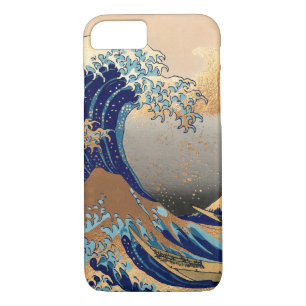 PixDezines Vintage, Great Wave, Hokusai 葛飾北斎の神奈川沖浪 Case-Mate iPhone Case