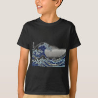 PixDezines Vintage, Great Wave, Hokusai 葛飾北斎の神奈川沖浪