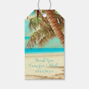 PixDezines vintage hawaii beach Gift Tags