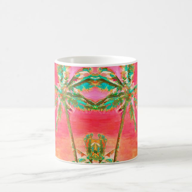 PixDezines Vintage Hawaiian Beach Coffee Mug (Center)