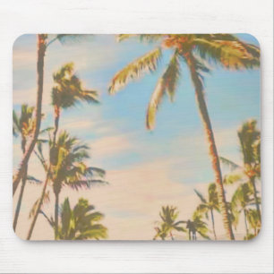 PixDezines vintage hawaiian beach Mouse Pad
