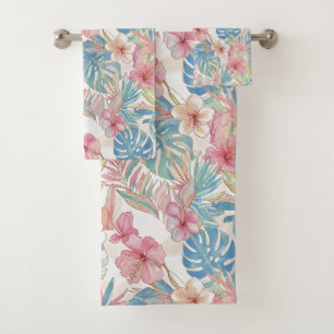 PixDezines Vintage Pastel H2 Hawaï Floral Foliage