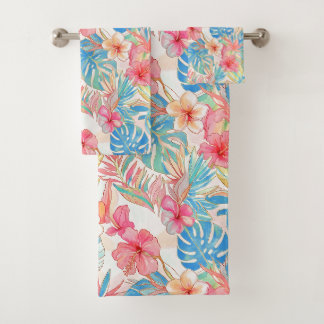 PixDezines Vintage Pastel H2 Hawaii Floral Foliage