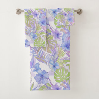 PixDezines Vintage Pastel H2 Hawaii Floral Foliage