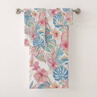 PixDezines Vintage Pastel H2 Hawaii Floral Foliage