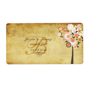 PixDezines vintage rétro arbre/occasion de chute