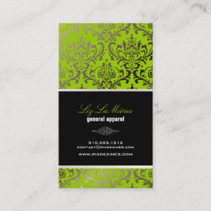 PixDezines vintage rossi damask/diy background Business Card