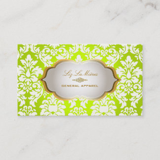 PixDezines vintage versailles damask Business Card