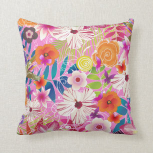 PixDezines wailea/diy background colour Throw Pillow