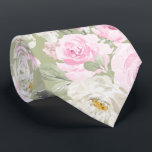 PixDezines Watercolor Blush Pink Roses DIY Bckgrnd Tie<br><div class="desc">PixDezines floral watercolor neck tie, blush pink roses, white / cream daisies and sage green foliage -- something blue for your event or everyday use. Most of our designs come with DIY background colour.
Copyright © 2011-2023 PixDezines™.</div>