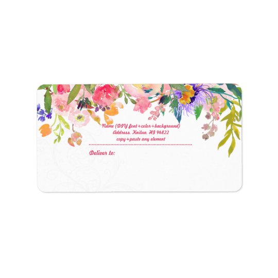 PixDezines Watercolor Floral/Peonies