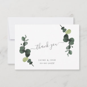 PixDezines Watercolor Gum Eucalyptus Branches Note Card