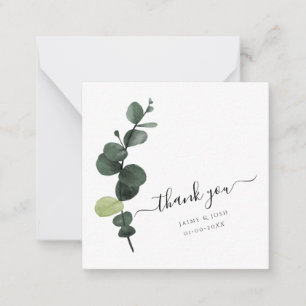 PixDezines Watercolor Lush Green Eucalyptus Card