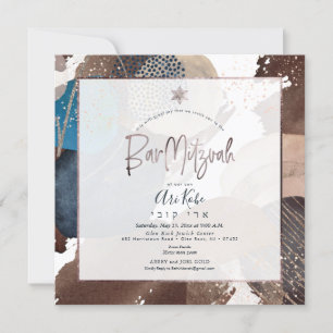 PixDezines Watercolor Modern Abstract Shapes Envel Invitation